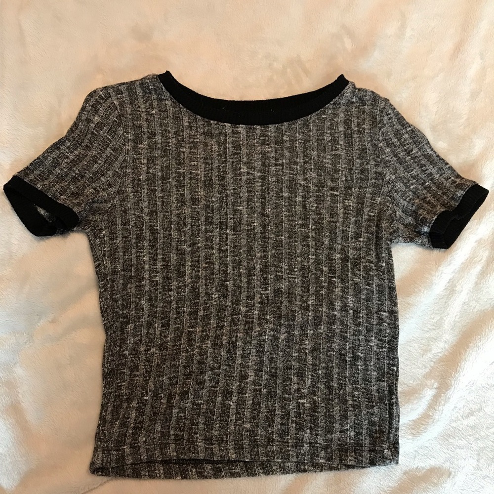 Black and gray shirt